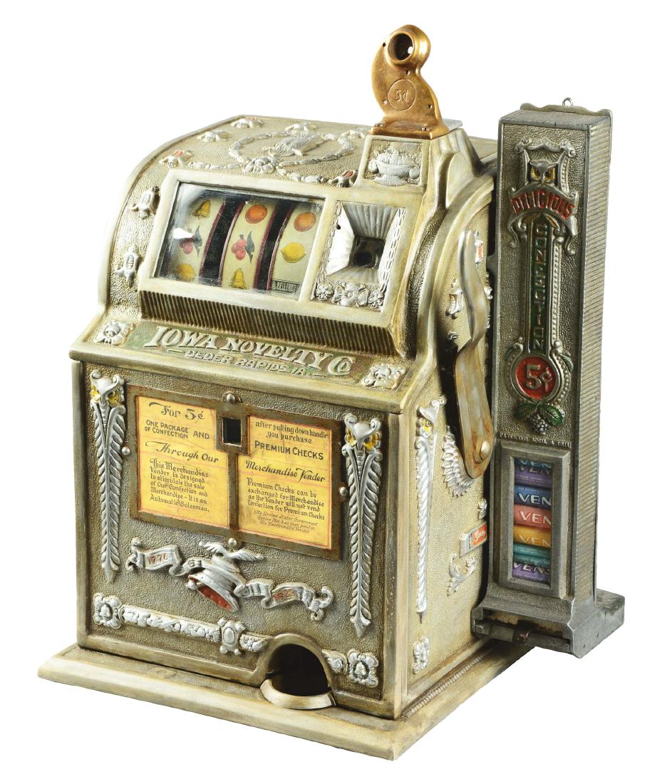 **5¢ Mills Regular O.K. Mint Vender Slot Machine. (1 of 6)