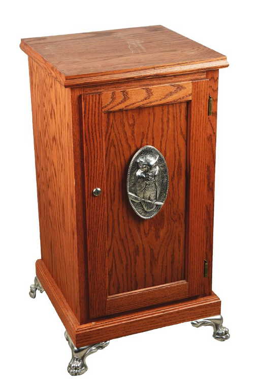 Oak Slot Machine Stand.