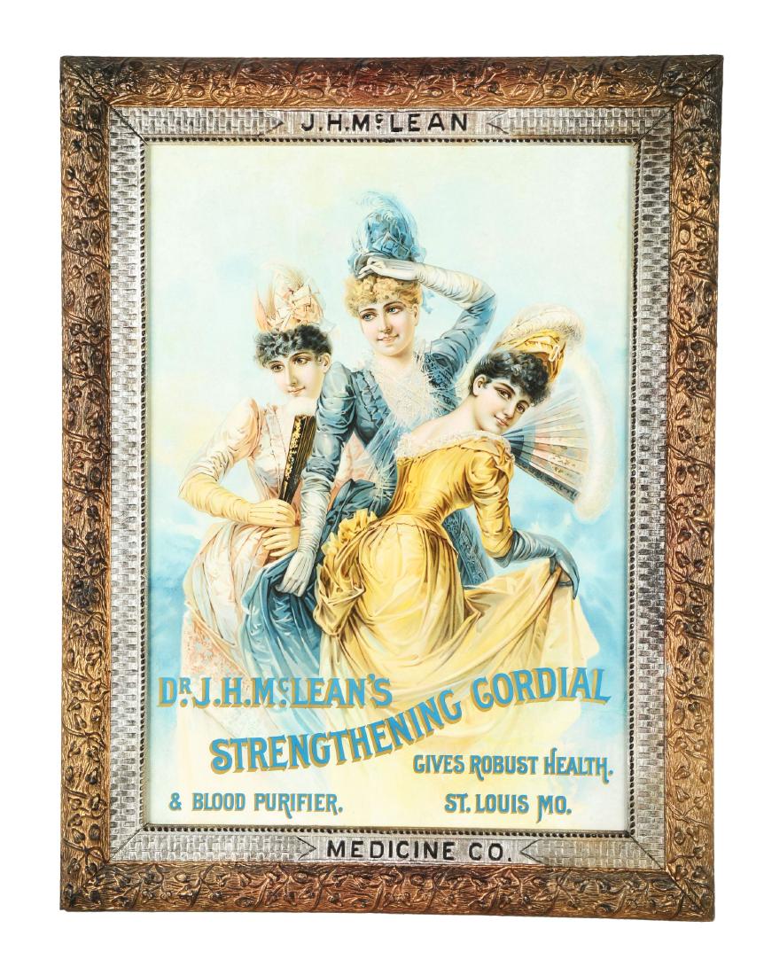 Dr. J.H. McLean's Strengthening Cordial Lithographic (1 of 6)