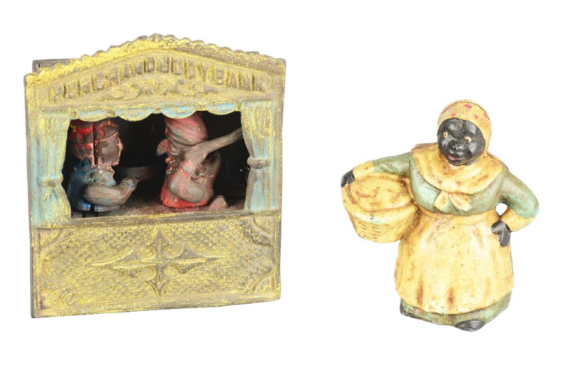 Lot Of 2: Cast Iron Banks. (1 of 6)