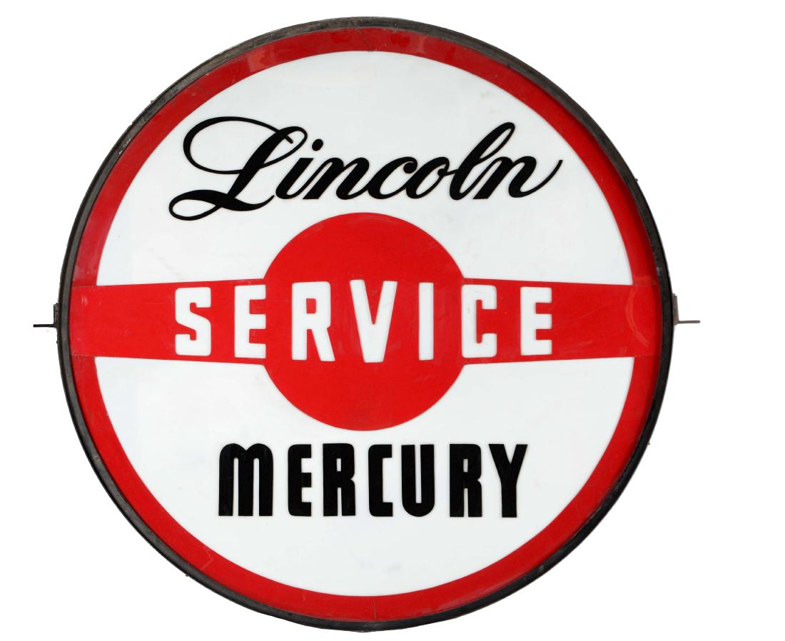 New Old Stock Lincoln Mercury Service Plastic Sign In (1 of 2)