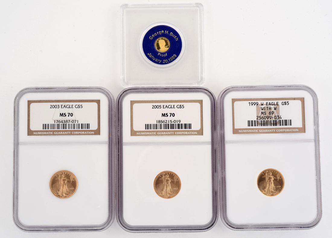 Lot of 4: Gold Coins. (1 of 8)