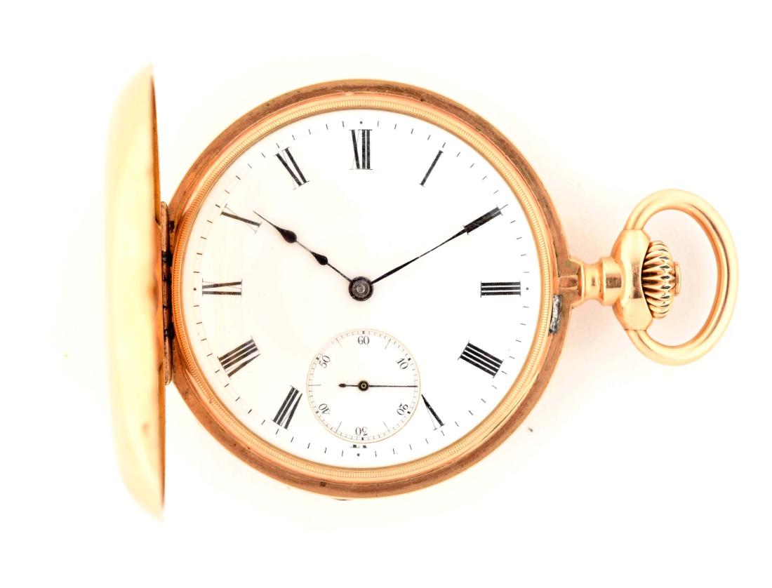 Patek Philippe Co. 18K Gold Pocket Watch. (1 of 5)