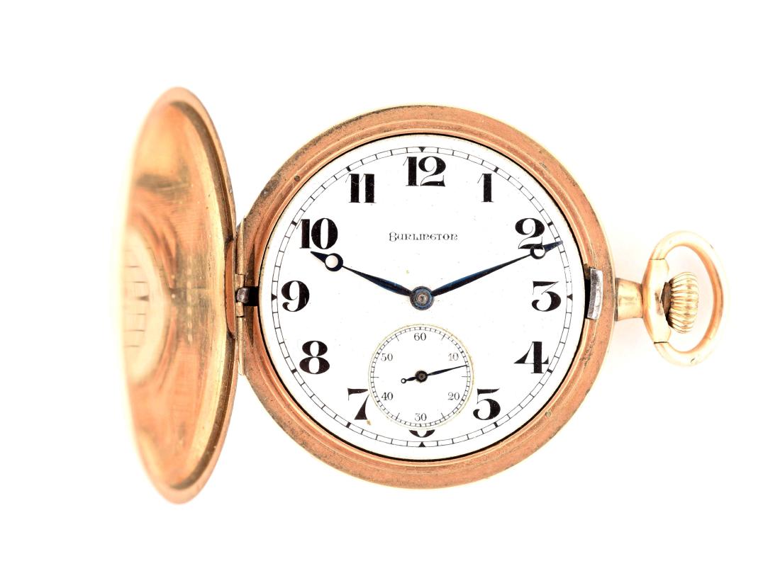 Yellow Gold filled Monogrammed Red/White/Blue Enamel (1 of 4)