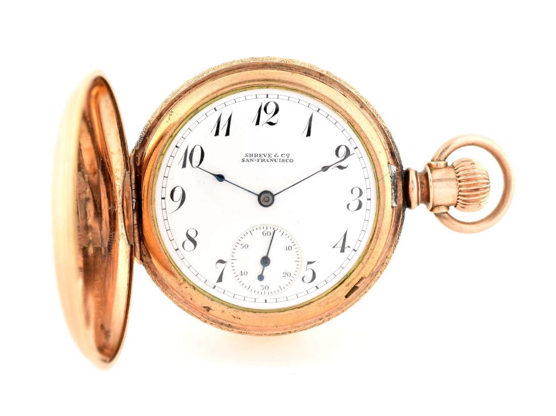 Elgin Gold Filled Sherve & Co H/C Pocket Watch (1 of 4)