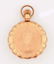 Columbus 14K Gold Filled H/C Pocket Watch W/Diamond. - 2