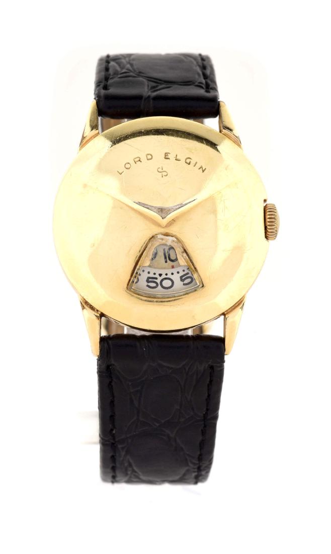 Lord Elgin Digital Strap Watch.: Digital display. Gold filled. 32mm case diameter.Condition:(Very Good).Dimensions: Condition: (Very Good). Dimensions: