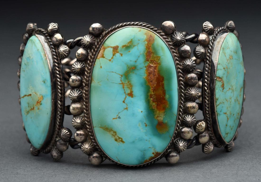 Native American Indian Turquoise Bracelet. (1 of 4)