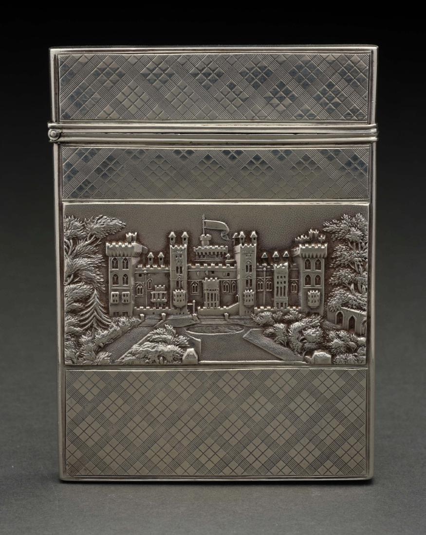 Antique Victorian Sterling Silver Card Case. (1 of 3)