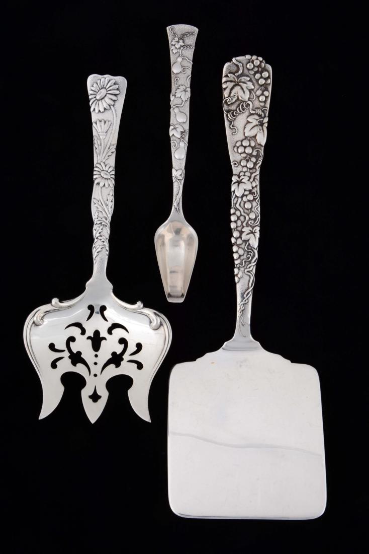 Lot of 3: Sterling Silver Tiffany Vine Pattern Serving (1 of 2)