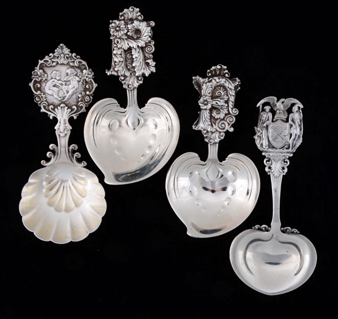 Lot of 4: Tiffany Sterling Silver Bon Bon Spoons. (1 of 4)