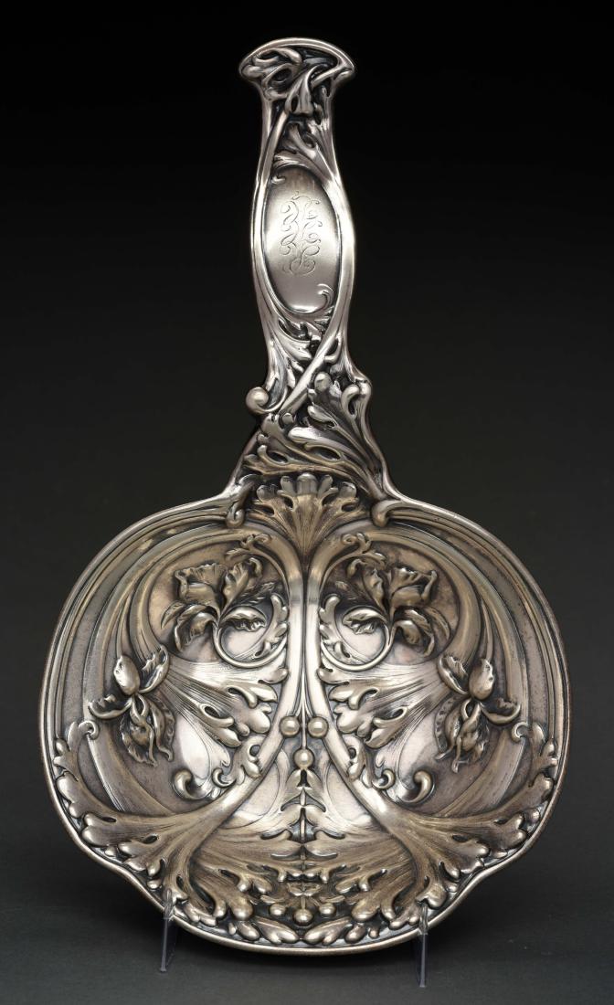 Unusual Sterling Silver Candy Dish with Handle. (1 of 4)