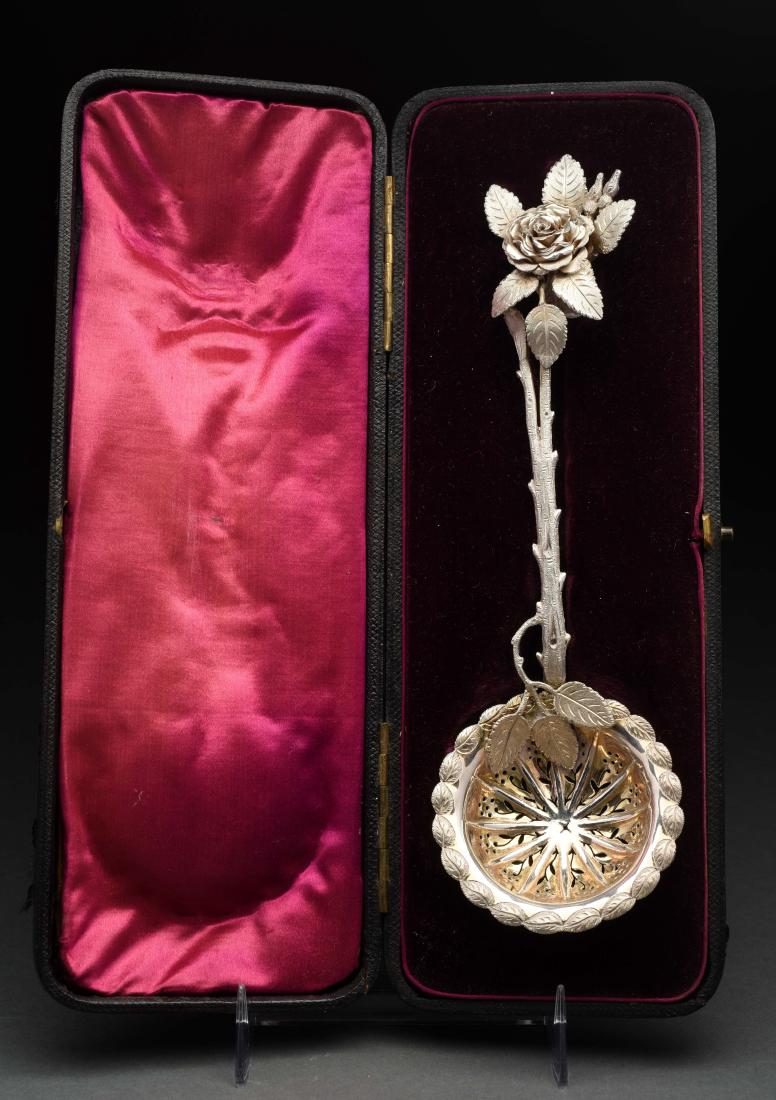 English Sterling Silver Hand Made Spoon In Box. (1 of 4)