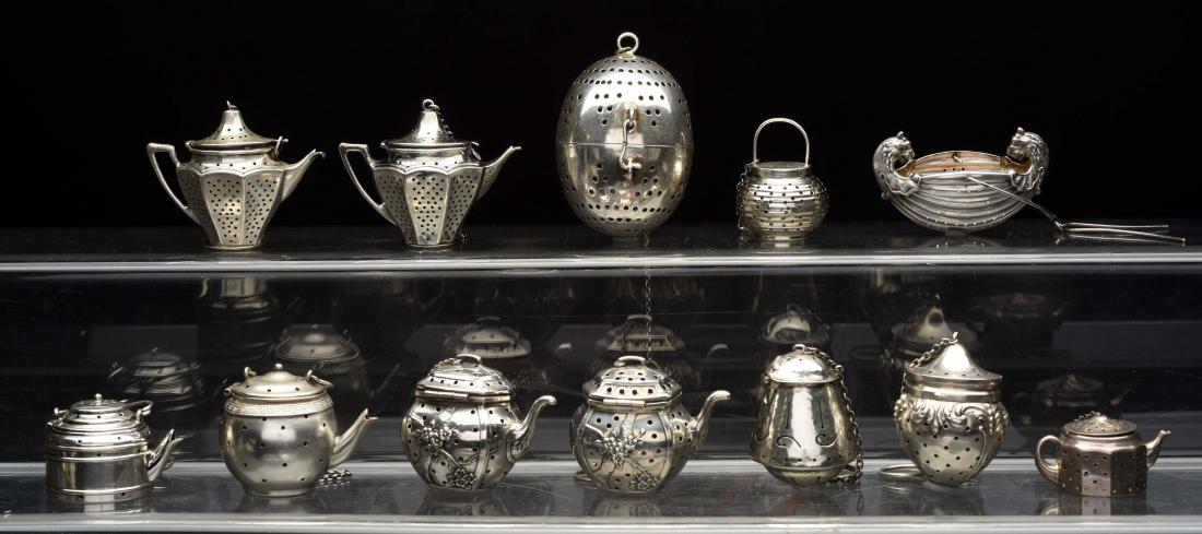 Lot of 12: Sterling Silver Tea Infusers. (1 of 1)