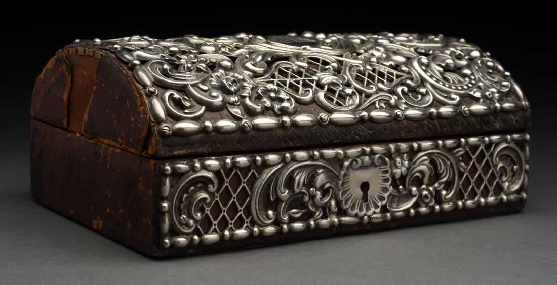 Sterling Silver covered Jewel Box. (1 of 4)