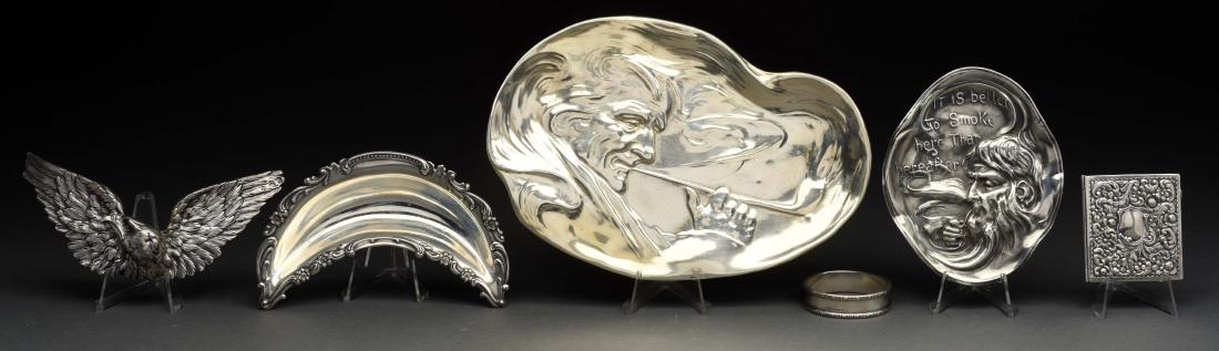 Lot Of 6: Silver Items. (1 of 2)