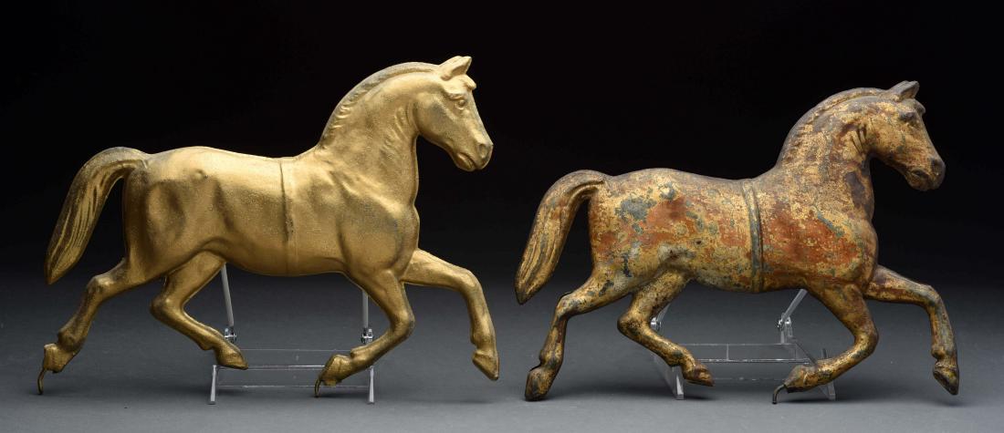 Lot Of 2: Horse Weathervanes. (1 of 2)