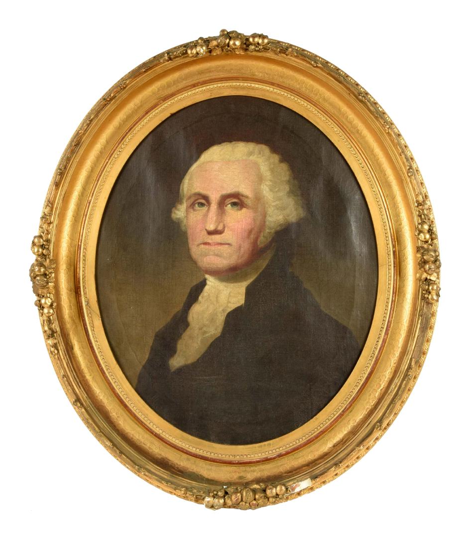 Oil on Canvas George Washington Portrait. (1 of 1)