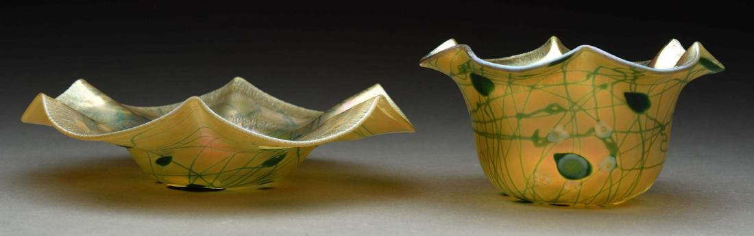 Lot Of 2: Aurene Art Glass Pieces. (1 of 2)