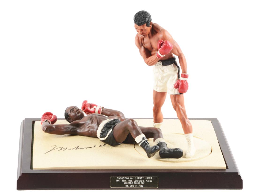 Muhammad Ali and Sonny Liston Statue Set. (1 of 3)