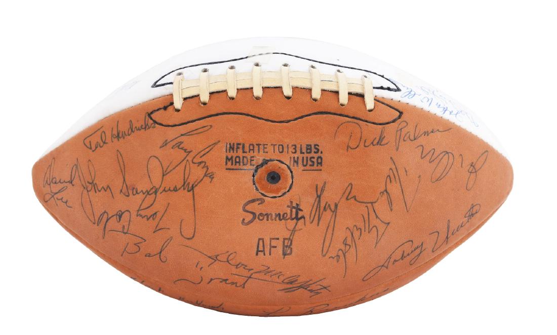1970 Baltimore Colts Team Signed Ball. (1 of 4)