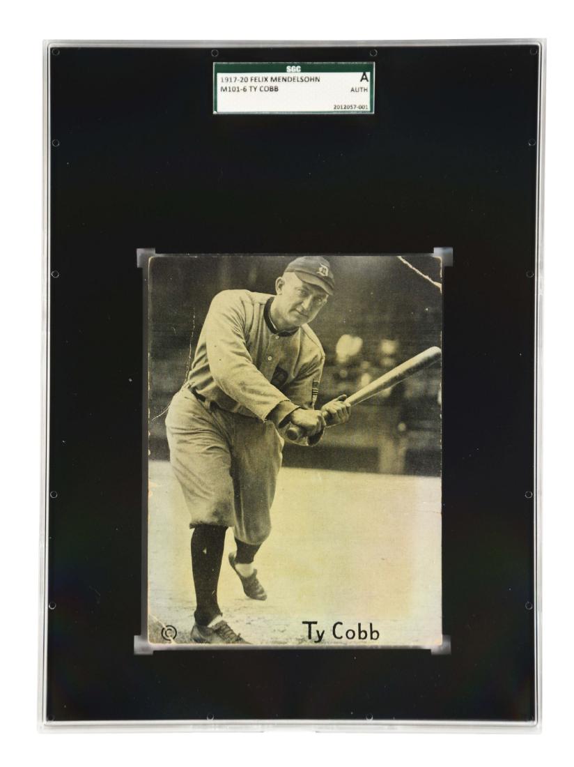 1917-1921 Felix Mendelsohn Ty Cobb Graded SGC (1 of 3)