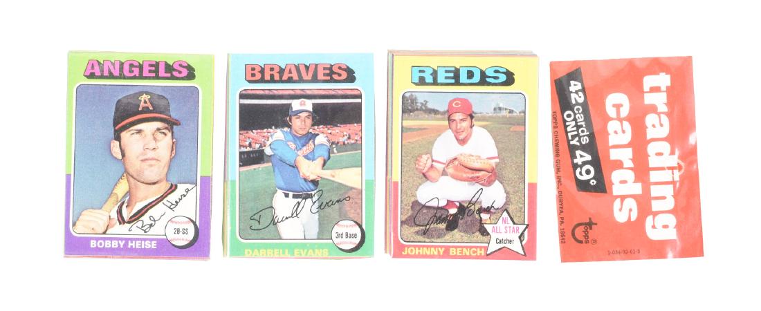 1975 Topps Baseball Unopened Rack Pack with Johnny (1 of 2)