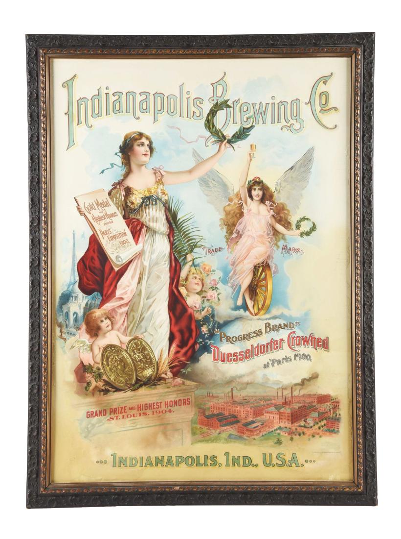 1904 Indianapolis Brewing Company Advertising Poster. (1 of 1)