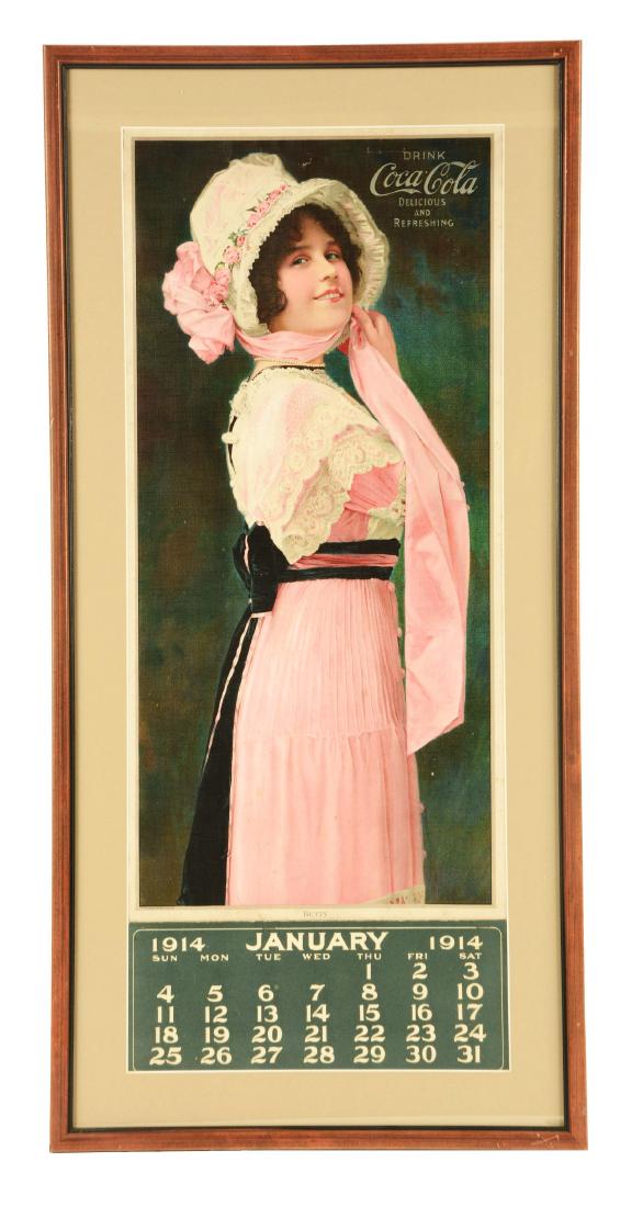 1914 Coca-Cola Advertising Calendar. (1 of 1)