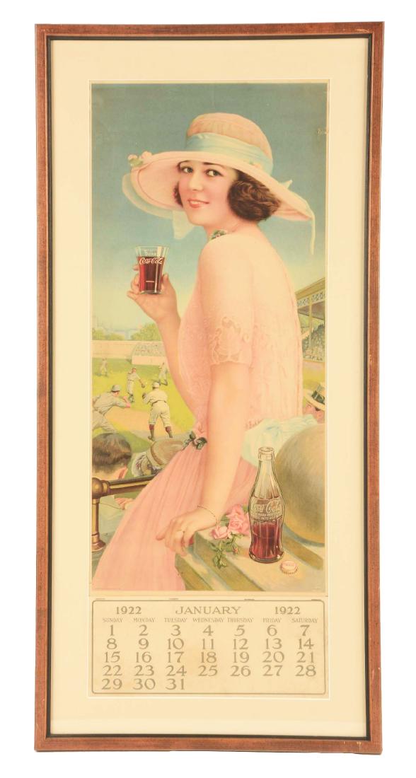 1922 Coca-Cola Advertising Calendar. (1 of 1)