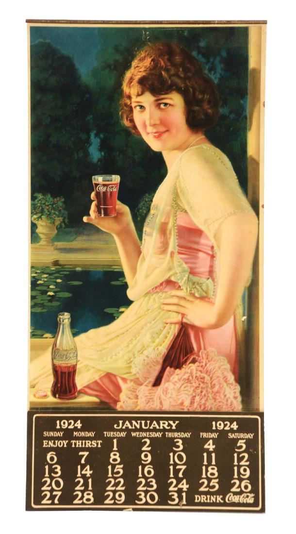 Coca-Cola 1924 Advertising Calendar. (1 of 1)