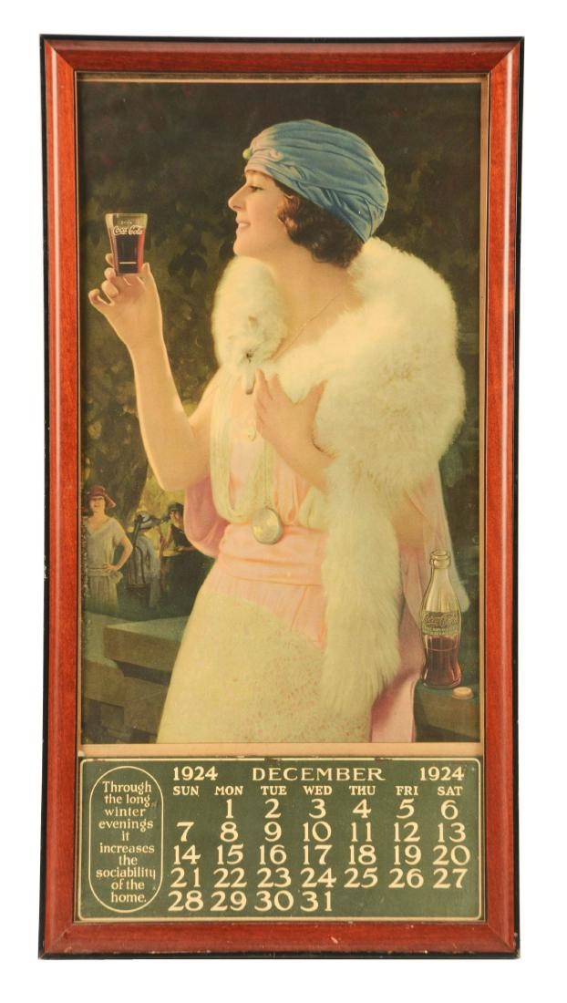 1925 Coca-Cola Advertising Calendar. (1 of 1)