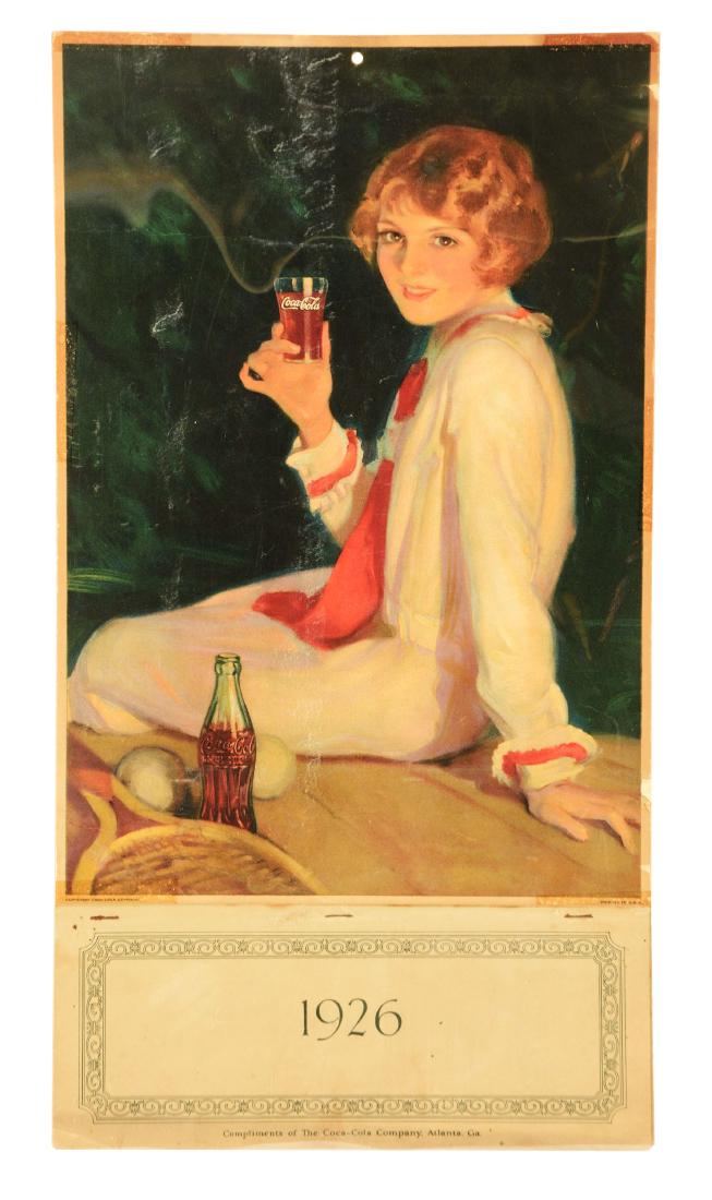 1926 Coca-Cola Advertising Calendar. (1 of 1)