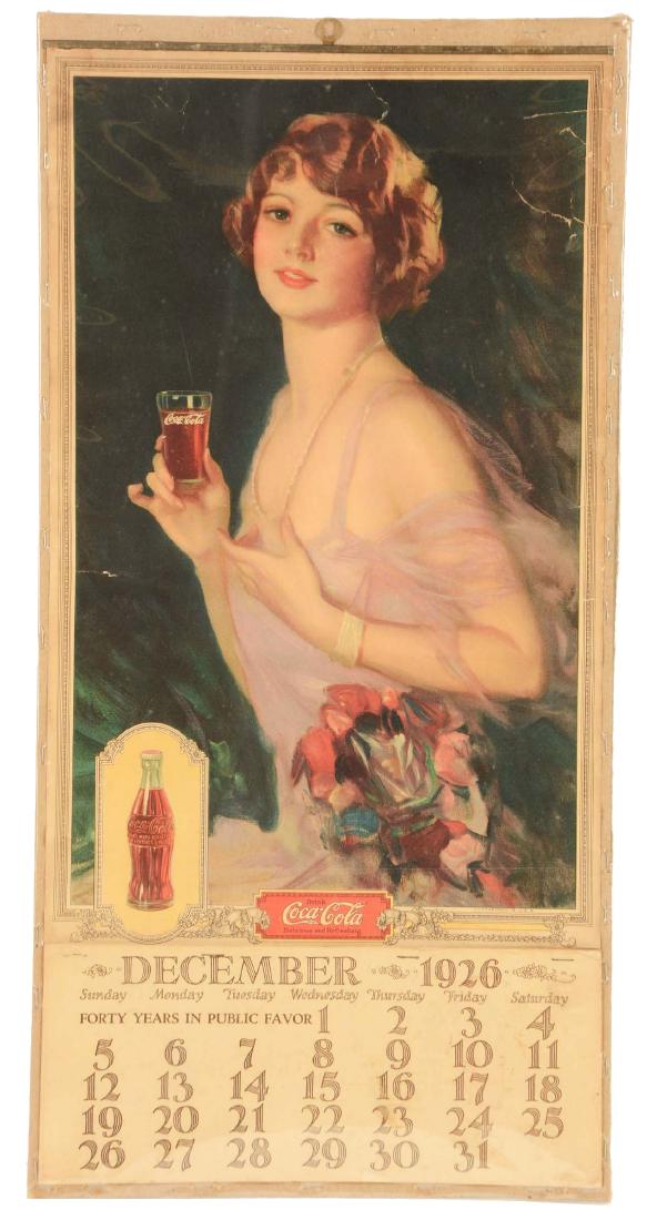 Coca - Cola 1927 Bottle Version Advertising Calendar. (1 of 1)