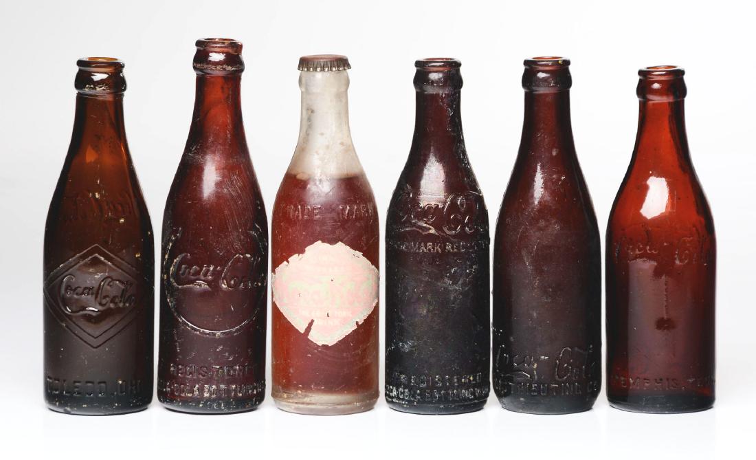 Lot Of 6: Early Coca - Cola & Koca Nola Bottles. (1 of 1)