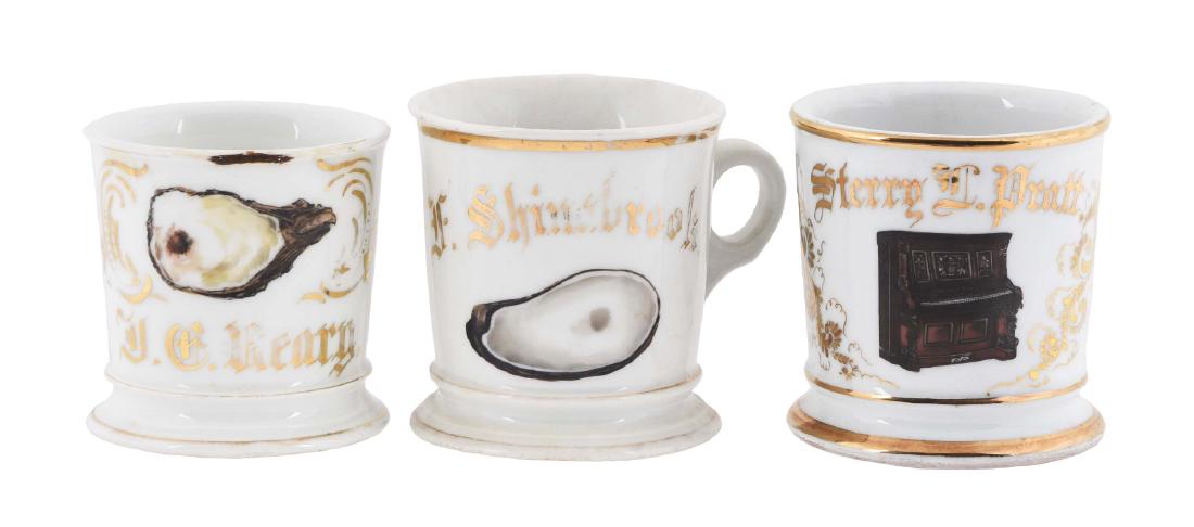 Lot Of 3: Shaving Mugs. (1 of 4)