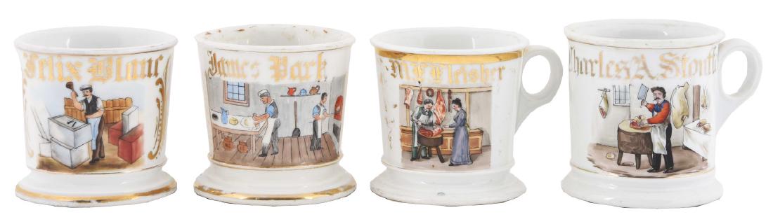 Lot Of 4: Shaving Mug. (1 of 3)