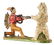 Cast Iron Indian Shooting Bear Mechanical Bank.