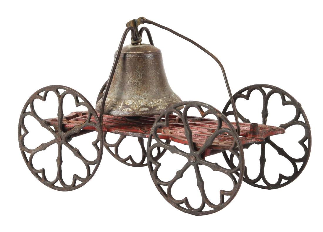 Cast Iron Independence Gong Bell Toy. (1 of 2)