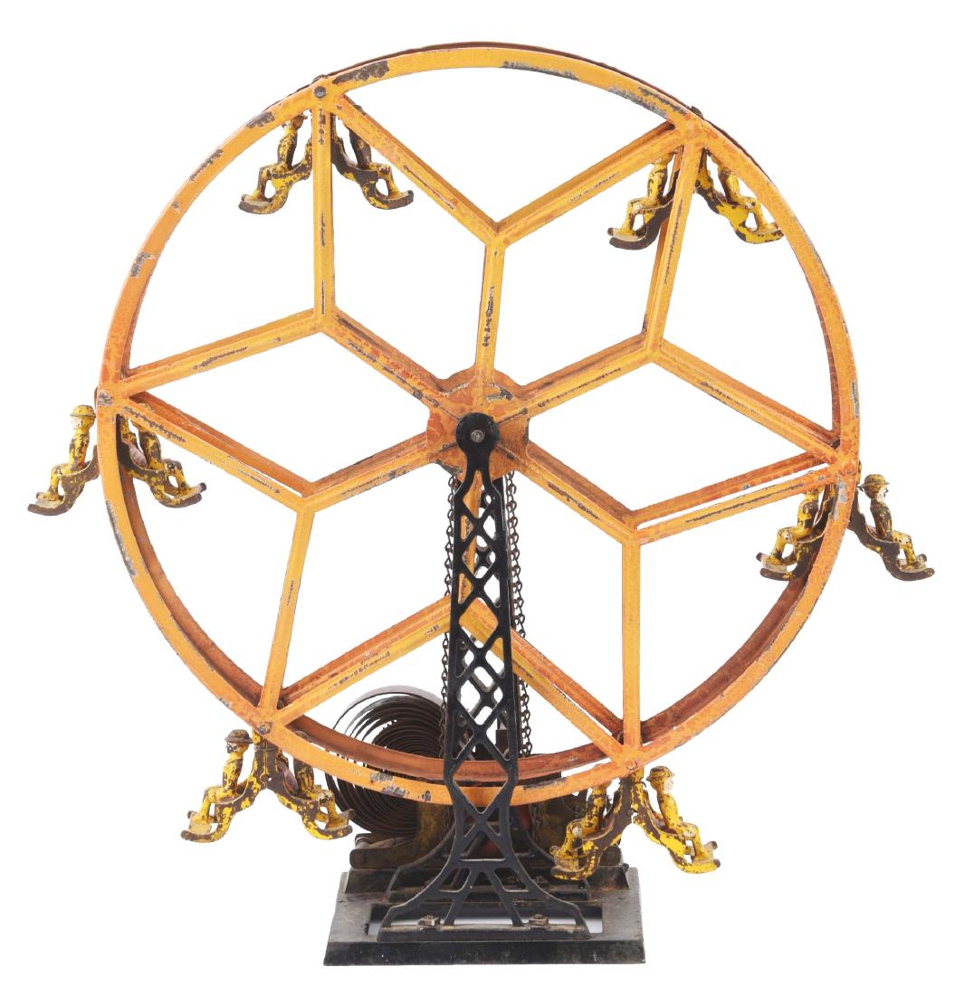 Cast Iron Hubley Clockwork Ferris Wheel. (1 of 3)