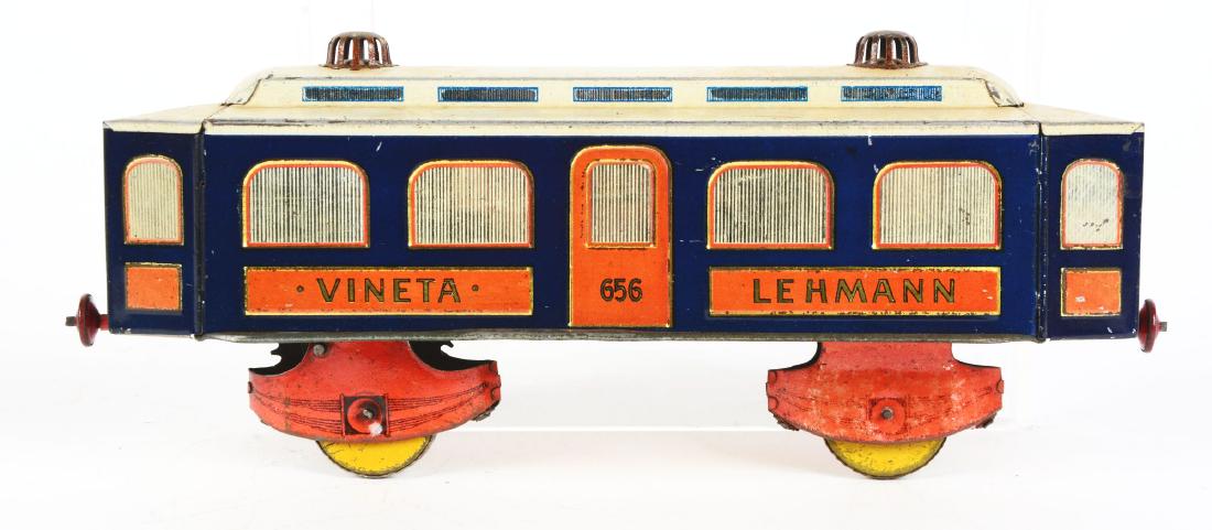 German Lehmann Tin Litho Vineta Toy. (1 of 4)