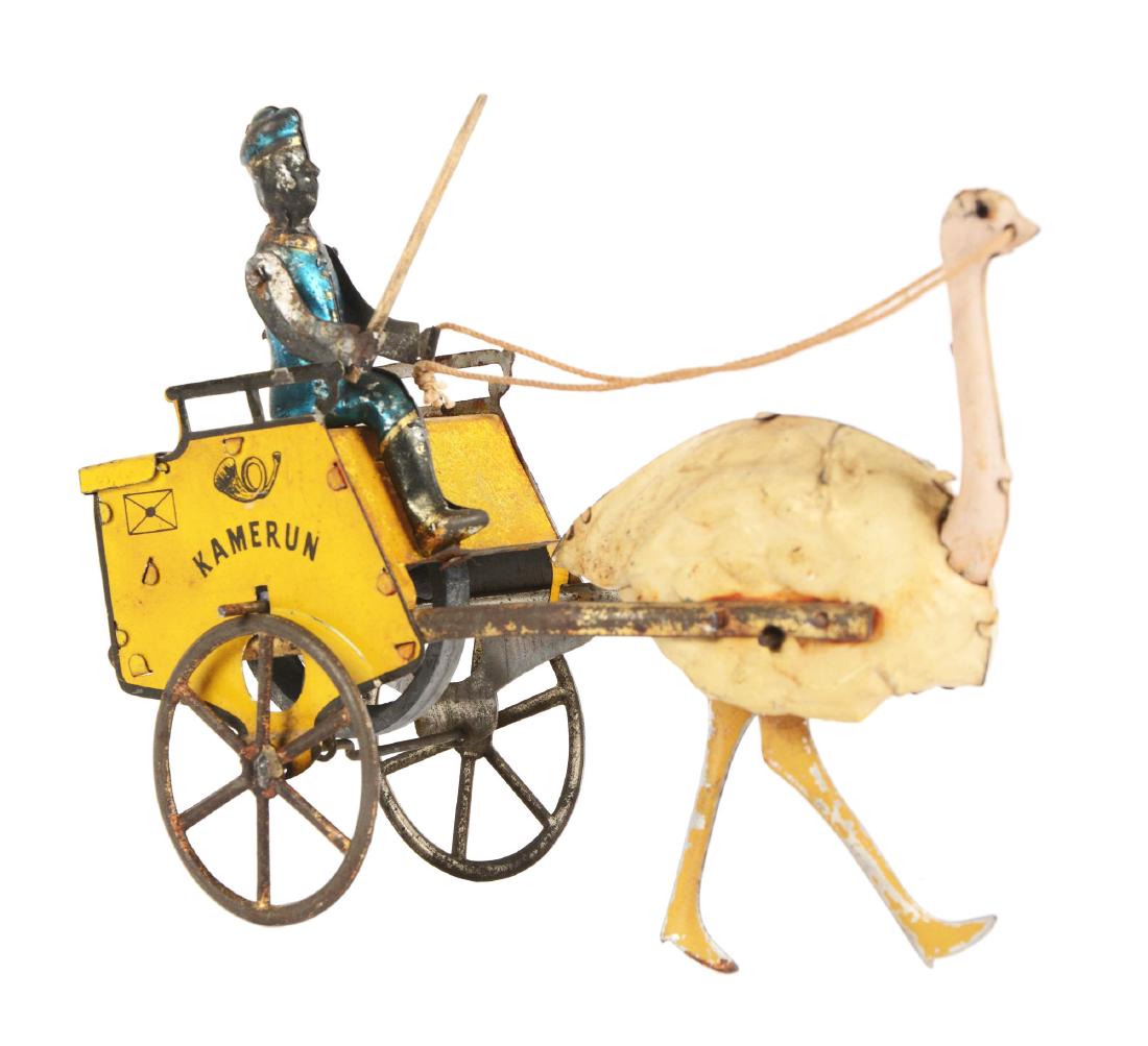 German Lehmann Kamerun Tin Flywheel Toy. (1 of 4)