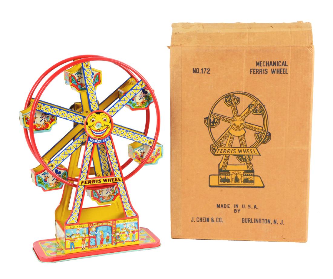 Chein Tin Litho Wind Up Walt Disney Mickey Mouse & (1 of 4)