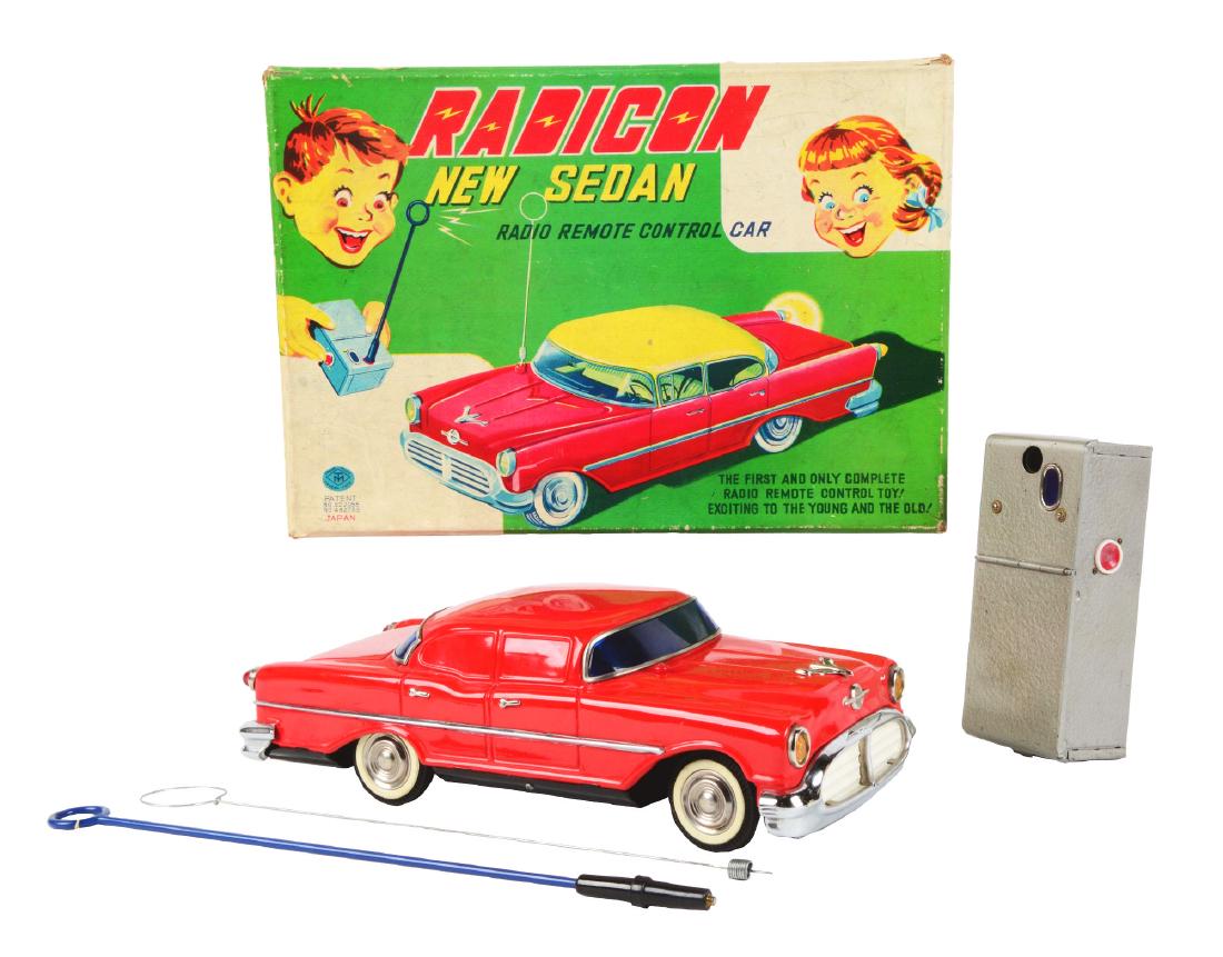 Japnese Battery Operated Tin Litho Radicon Sedan. (1 of 3)
