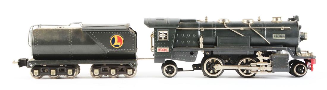 Lionel 260E O Gauge Engine & Tender. (1 of 3)