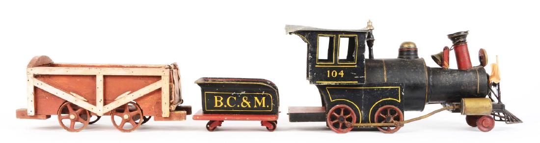 Early 2-4-0 American Locomotive & Tender. (1 of 5)