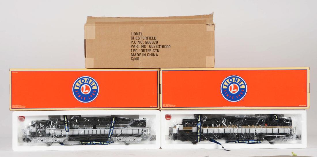 Lot of 3: Lionel Locomotives Train Cars in Boxes. (1 of 2)
