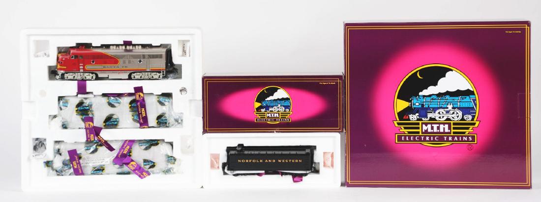 Lot of 2: MTH Locomotive and Auxiliary Water Tank in (1 of 2)