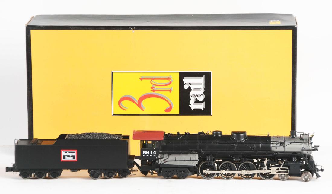 Sunset Models Brass 3rd Rail CB&Q Engine & Tender In (1 of 2)