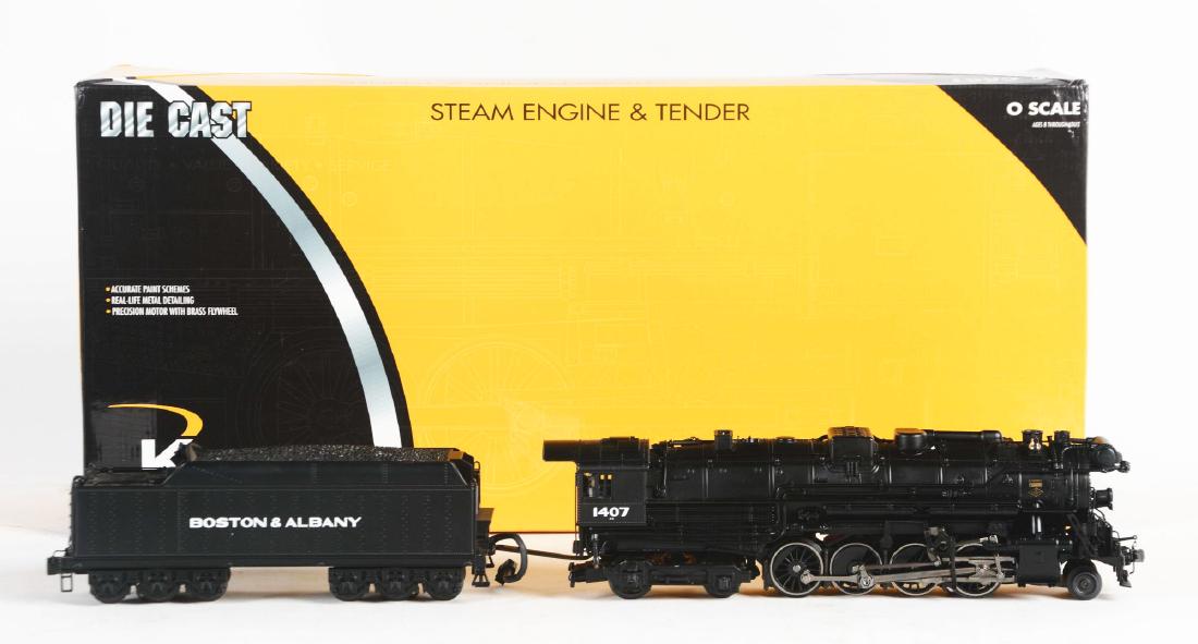 K Line B&A Berkshire Steam Locomotive and Tender In (1 of 2)